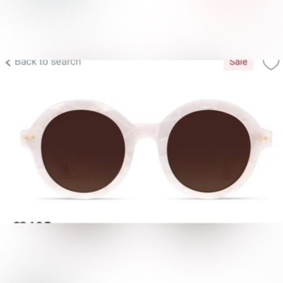 Muse Accessories - Muse white sunglasses never been used in the original case 70s mod new